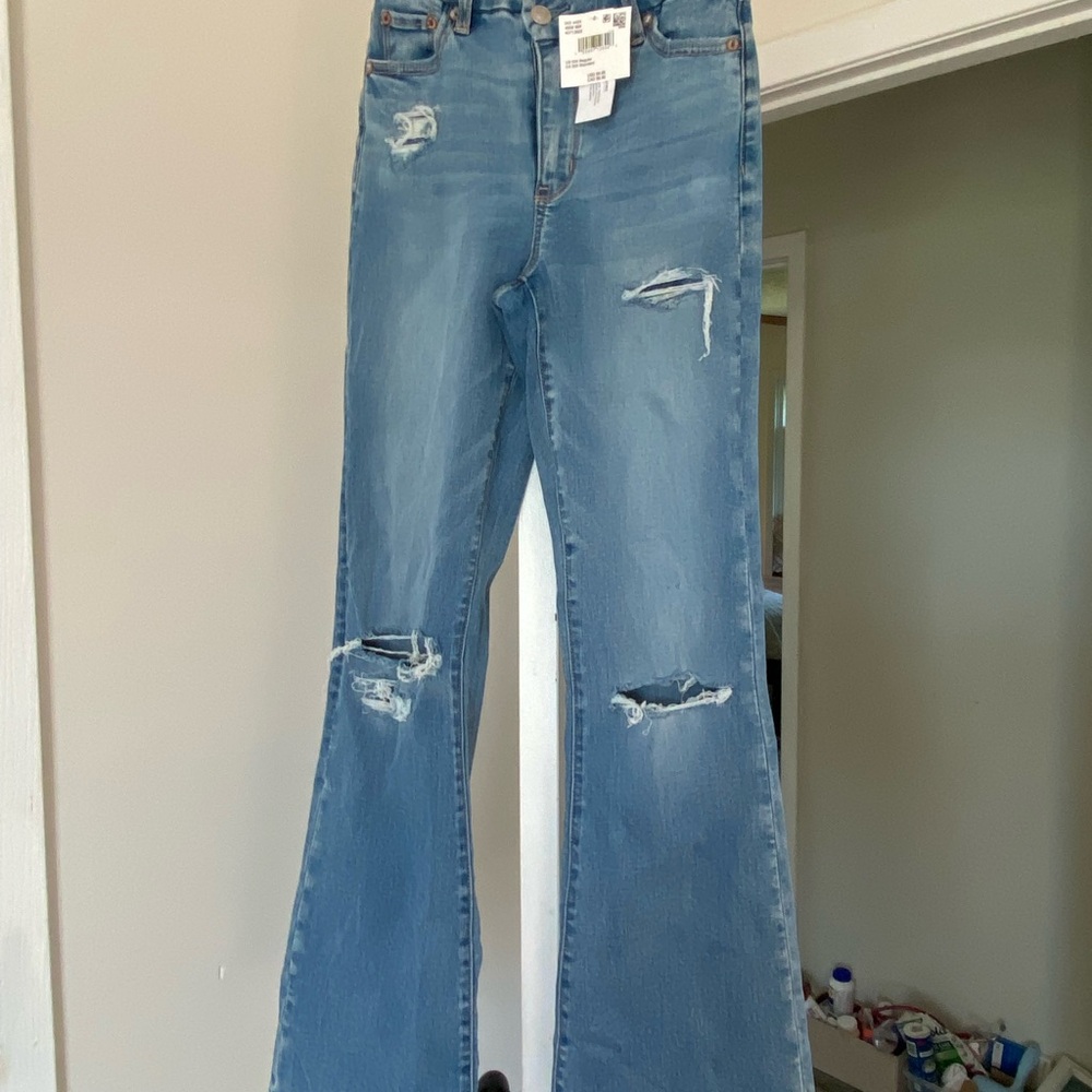 American Eagle flair/stretch jeans size 000 NWT